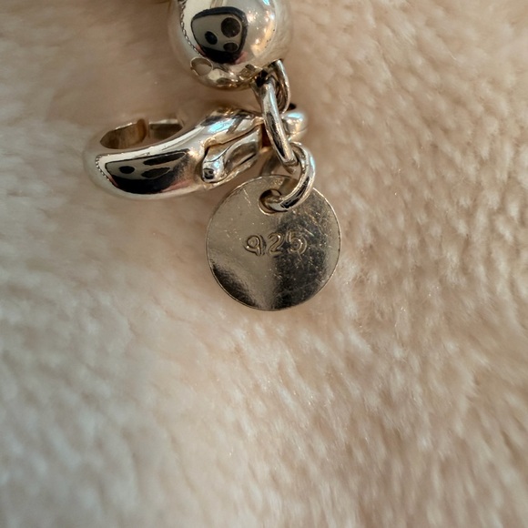 Tiffany & Co Sterling Silver 16” Graduated Bead Ball Necklace w/ Box & Pouch - Picture 8 of 12